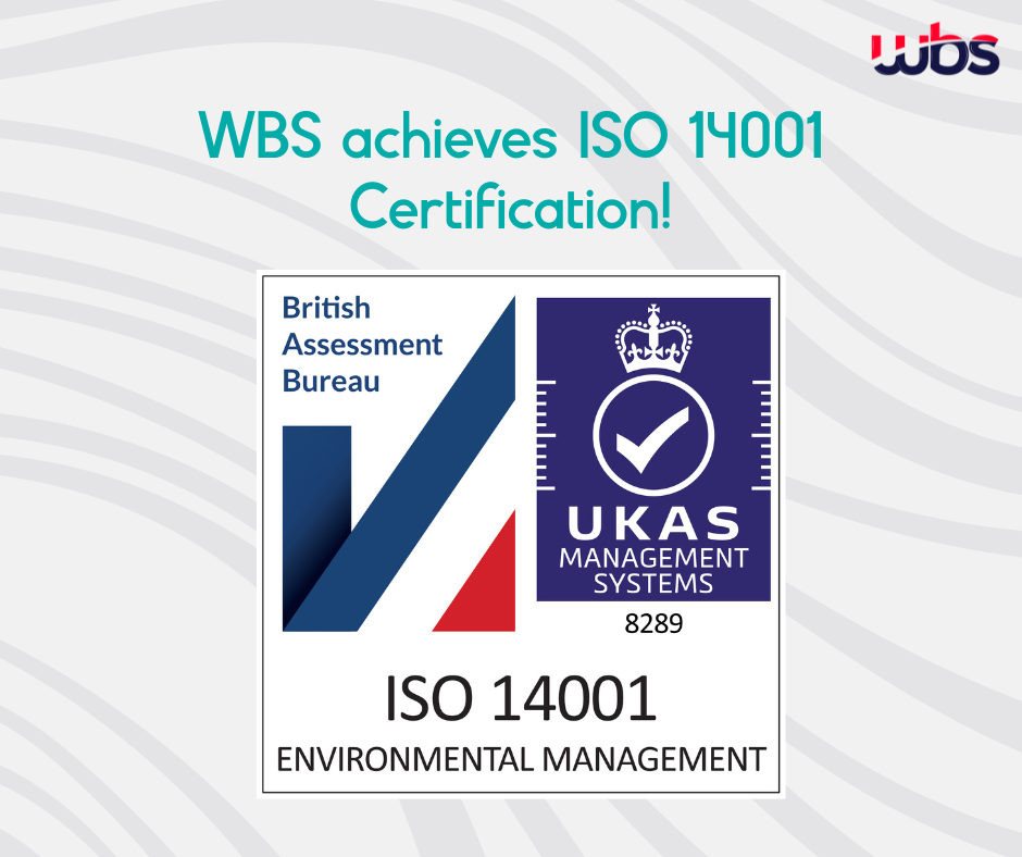 WBS achieves ISO 14001 - WBS